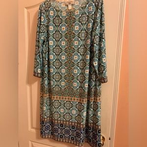 Tunic style loose fitting dress